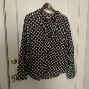 Plus size Merona checkered business casual top